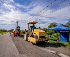 Portos do Paraná inicia pavimentação em concreto da Avenida Conde Matarazzo, em Antonina