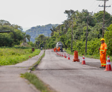 Portos do Paraná inicia pavimentação em concreto da Avenida Conde Matarazzo, em Antonina