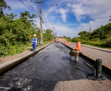 Portos do Paraná inicia pavimentação em concreto da Avenida Conde Matarazzo, em Antonina