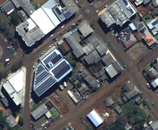 Mapeamento aéreo contratado pelo Instituto Água e Terra vai ajudar na reconstrução de Rio Bonito do Iguaçu e demais cidades atingidas pelo tornado do início deste mês.