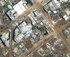 Mapeamento aéreo contratado pelo Instituto Água e Terra vai ajudar na reconstrução de Rio Bonito do Iguaçu e demais cidades atingidas pelo tornado do início deste mês.