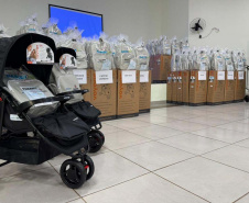 Nascer Bem: Estado entrega mais 607 kits para famílias de 45 municípios