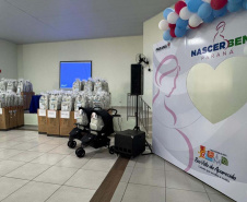 Nascer Bem: Estado entrega mais 607 kits para famílias de 45 municípios