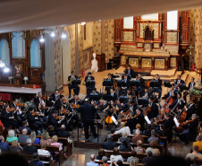Concerto da Orquestra Sinfônica do Paraná encerra projeto "Guaíra para Todos" em Campo Largo com mais de 500 pessoas