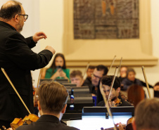 Lapa lota concerto gratuito da Orquestra Sinfônica do Paraná; próxima apresentação será em Campo Largo