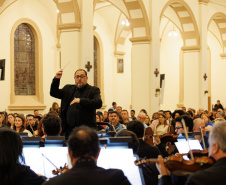 Lapa lota concerto gratuito da Orquestra Sinfônica do Paraná; próxima apresentação será em Campo Largo