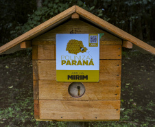 MON recebe três casas de abelhas nativas do Projeto Poliniza Paraná