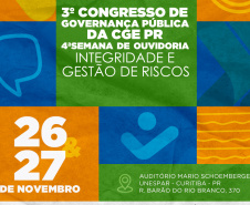 CGE - Governo abre inscrições para o 3º Congresso de Governança Pública da CGE