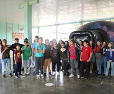 UNICENTRO - Planetário da Unicentro leva experiência imersiva em astronomia às escolas da região