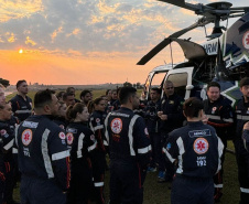 Referência nacional: serviço aeromédico do Paraná realiza média de 10 atendimentos por dia