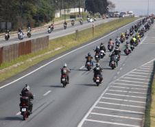Passeio motociclístico marca celebrações dos 171 anos da PMPR