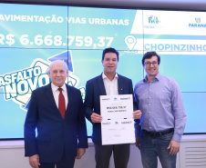 Secid autoriza R$ 198 milhões em licitações para obras em 17 municípios do Paraná