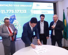 Secid autoriza R$ 198 milhões em licitações para obras em 17 municípios do Paraná