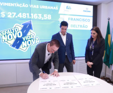 Secid autoriza R$ 198 milhões em licitações para obras em 17 municípios do Paraná