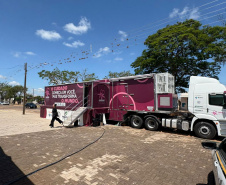 Carreta da Saúde da Mulher da Sesa atinge marca de mais de 1,5 mil procedimentos na região de Mariluz