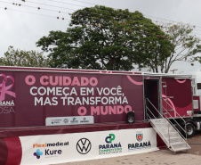 Carreta da Saúde da Mulher da Sesa atinge marca de mais de 1,5 mil procedimentos na região de Mariluz