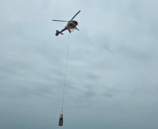 BOMBEIROS - Helicóptero Arcanjo 01 inicia prontidão no litoral após treinamento conjunto de resgate aéreo