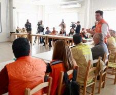 Governo do Estado define próximas ações para reconstrução de Rio Bonito do Iguaçu