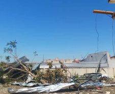 Aulas seguem suspensas nesta terça-feira (11) em Rio Bonito do Iguaçu após tornado