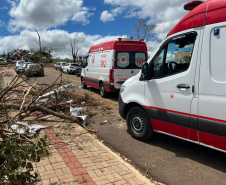 Atendimento integrado do Samu garante agilidade no socorro às vítimas do tornado