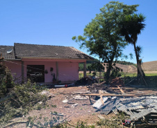 De Turvo a Centenário do Sul, Defesa Civil atua para reparar danos em demais municípios atingidos pelos ventos