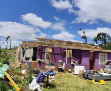 De Turvo a Centenário do Sul, Defesa Civil atua para reparar danos em demais municípios atingidos pelos ventos