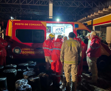 Preparação e resposta: formandos da força-tarefa dos Bombeiros do Paraná atuaram em socorro após tornado