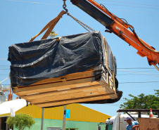 Emoção marca a chegada das primeiras casas pré-moldadas a Rio Bonito do Iguaçu