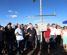 De olho no frio: Simepar inaugura nova estação meteorológica em General Carneiro