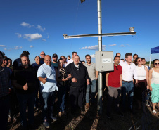 De olho no frio: Simepar inaugura nova estação meteorológica em General Carneiro