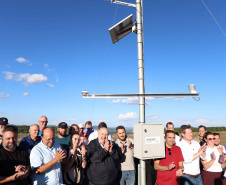 De olho no frio: Simepar inaugura nova estação meteorológica em General Carneiro