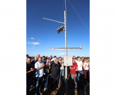 Simepar inaugura nova estação meteorológica em General Carneiro