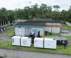Sanepar reforça litoral com a chegada de 31 geradores elétricos para o verão