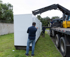 Sanepar reforça litoral com a chegada de 31 geradores elétricos para o verão