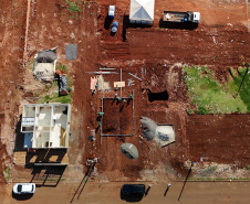 Estado começa a construir novas casas para as famílias mais afetadas pelo tornado em Rio Bonito do Iguaçu