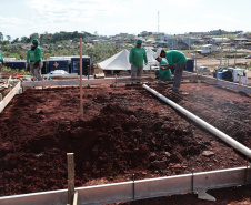 Estado começa a construir novas casas para as famílias mais afetadas pelo tornado em Rio Bonito do Iguaçu