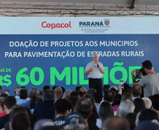  Governo libera mais de R$ 60 milhões para pavimentação de estradas rurais no Oeste do Paraná