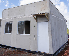 Cinco casas novas estão em construção em Rio Bonito do Iguaçu