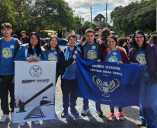 Alunos de Pinhais desenvolvem sistema inteligente de segurança na travessia de trilhos