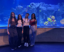 Alunos de Rio Bonito do Iguaçu encerram ano letivo com viagem especial a Foz do Iguaçu