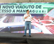 Corredor Norte-Noroeste: governador inaugura viaduto na PR-444, em Mandaguari
