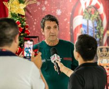 Natal Solidário: Papai Noel recebe crianças até quinta-feira no Palácio Taguaré