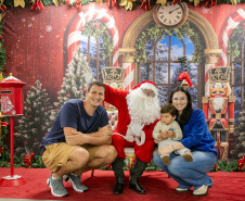 Natal Solidário: Papai Noel recebe crianças até quinta-feira no Palácio Taguaré