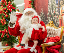 Natal Solidário: Papai Noel recebe crianças até quinta-feira no Palácio Taguaré