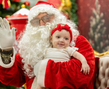 Natal Solidário: Papai Noel recebe crianças até quinta-feira no Palácio Taguaré