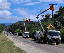 Copel reforça sistema elétrico do Litoral para a demanda de verão