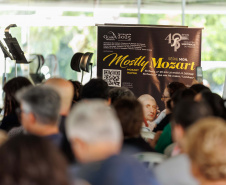 Orquestra Sinfônica do Paraná encerra série “Mostly Mozart” no Museu Oscar Niemeyer no próximo sábado