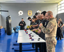PCPR prepara servidores para uso de armas não letais durante o Verão Maior Paraná