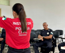 PCPR prepara servidores para uso de armas não letais durante o Verão Maior Paraná