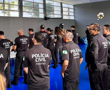 PCPR prepara servidores para uso de armas não letais durante o Verão Maior Paraná